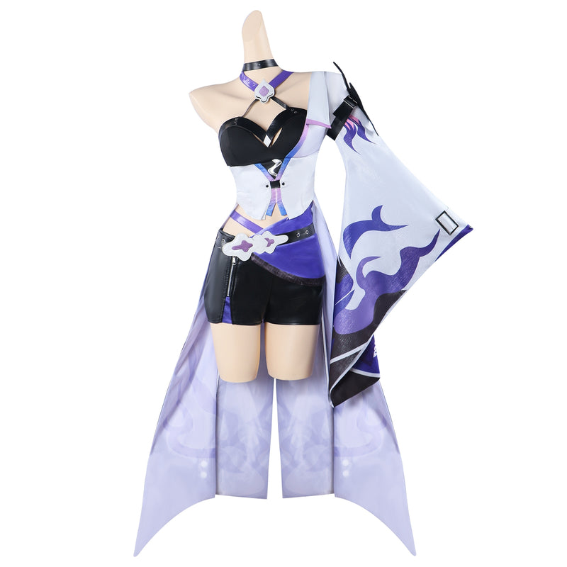 AwwwCos Honkai Star Rail Yomi Cosplay Costume Dress Uniform Halloween Carnival Party Role Play Outfit Women