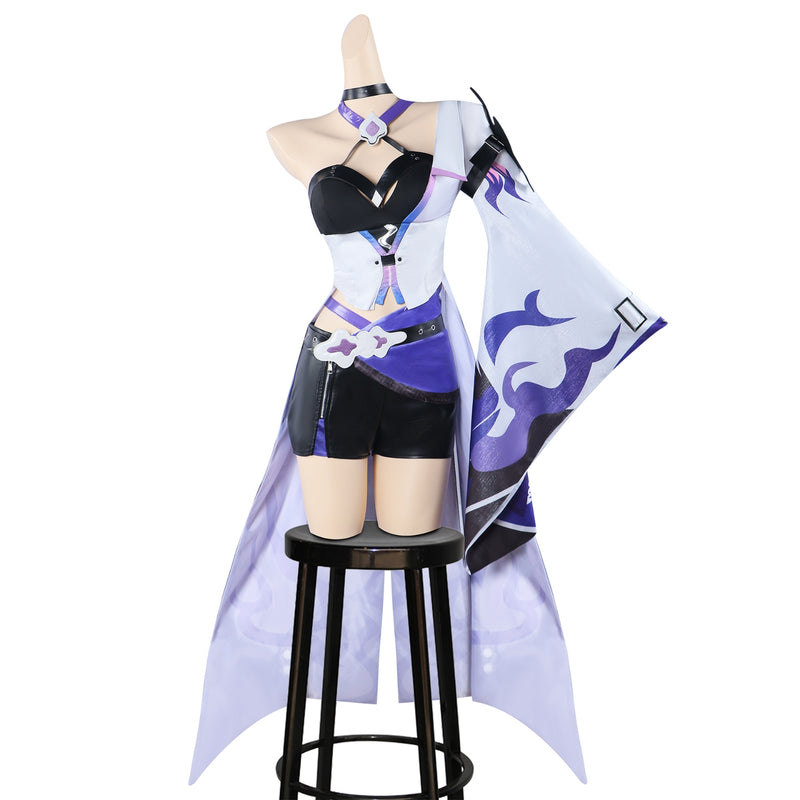 AwwwCos Honkai Star Rail Yomi Cosplay Costume Dress Uniform Halloween Carnival Party Role Play Outfit Women