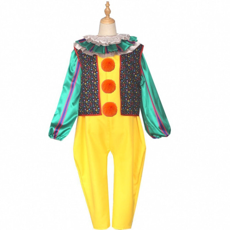 It Joker Coat Jumpsuit Gloves Pennywise Women Cosplay Costume