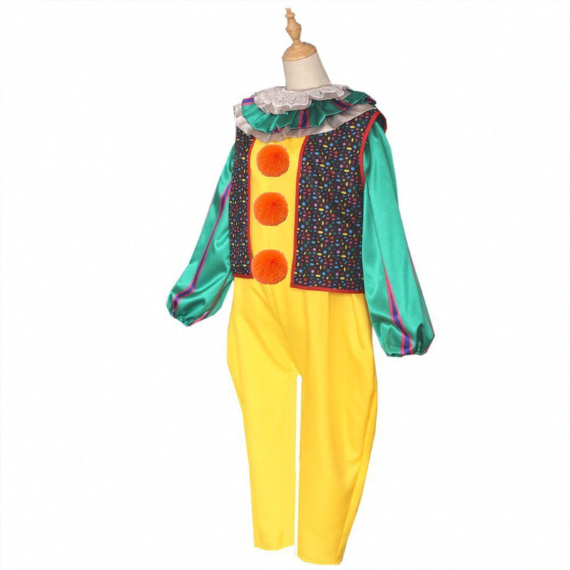 It Joker Coat Jumpsuit Gloves Pennywise Women Cosplay Costume