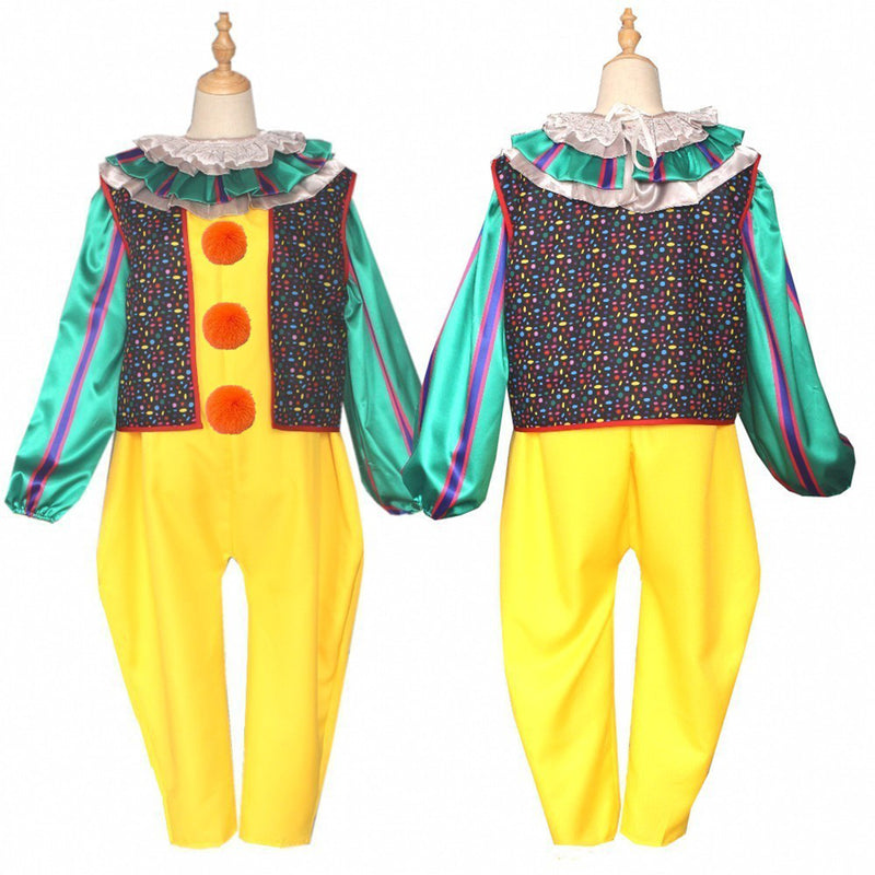 It Joker Coat Jumpsuit Gloves Pennywise Women Cosplay Costume