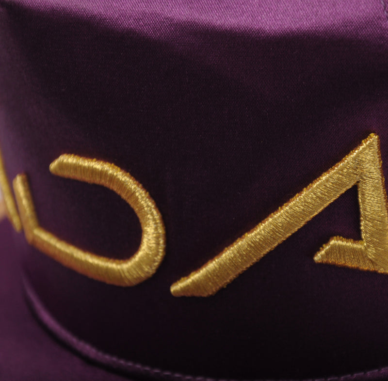 AwwwCos LOL KDA Cosplay Akali Girl Boy Purple Hat K/DA Group Accessories Christmas Hip Hop Hats Cap Embroidery Baseball Caps for Cosplay Costumes