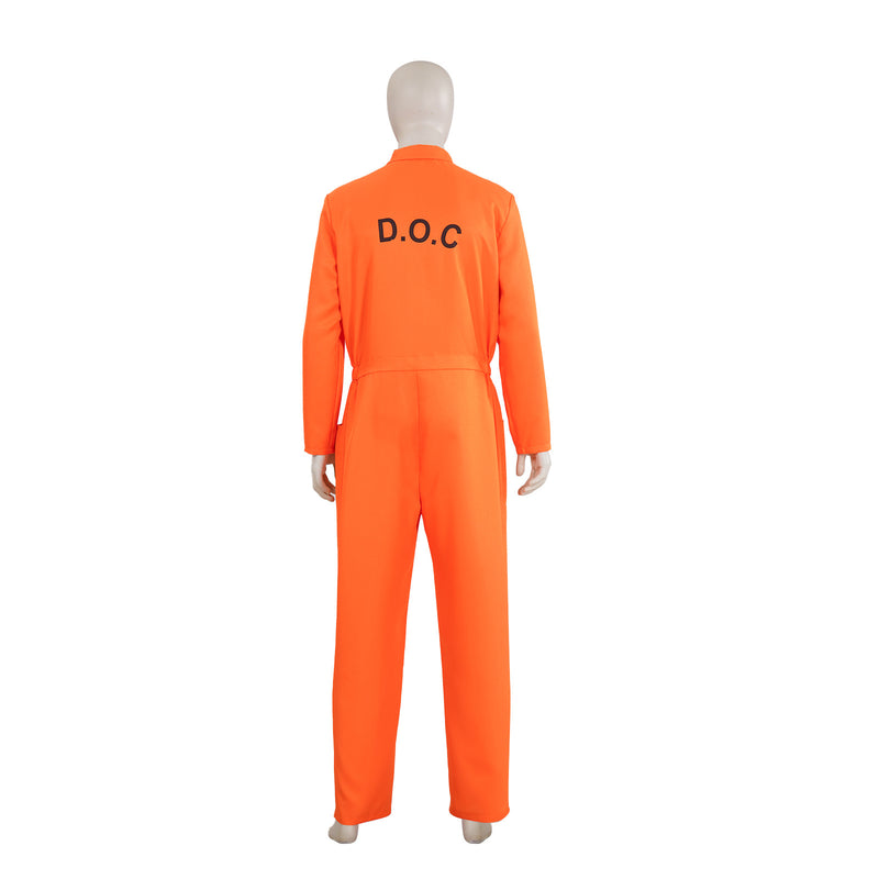 Luigi Prison Uniform Work Jumpsuit Cosplay Costume