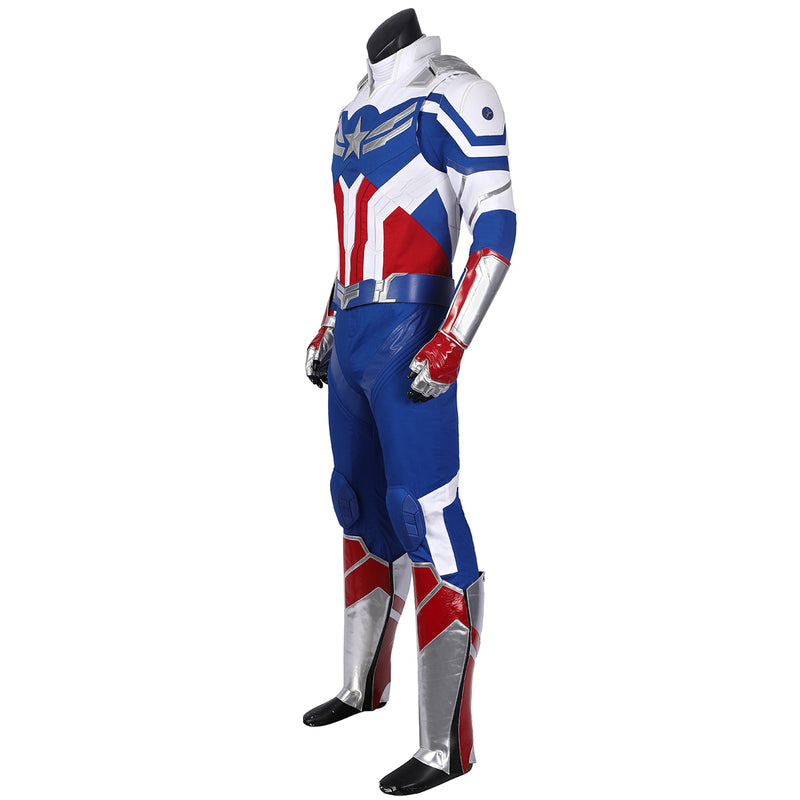 Luxurious Winter Soldier Sam Wilson Captain America Cosplay Azury Costume