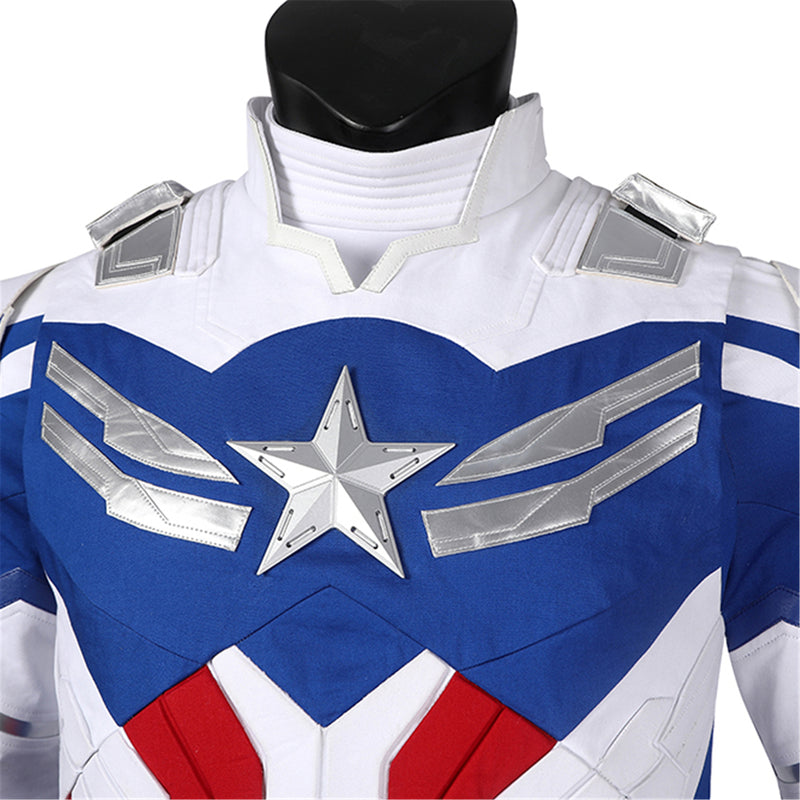 Luxurious Winter Soldier Sam Wilson Captain America Cosplay Azury Costume