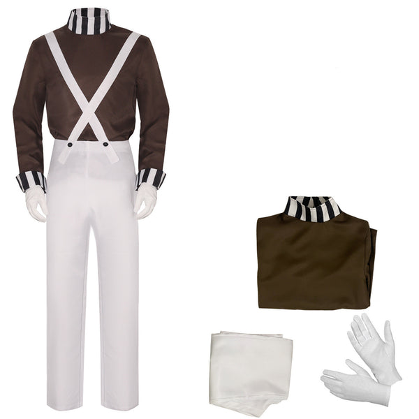 Male Charlie and The Chocolate Factory Opa Cosplay Costume