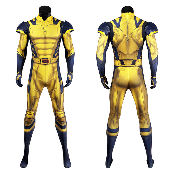 Deadpool3 Wolverine Jumpsuit Uniform Movie Marvel Superheroes Cosplay Costume