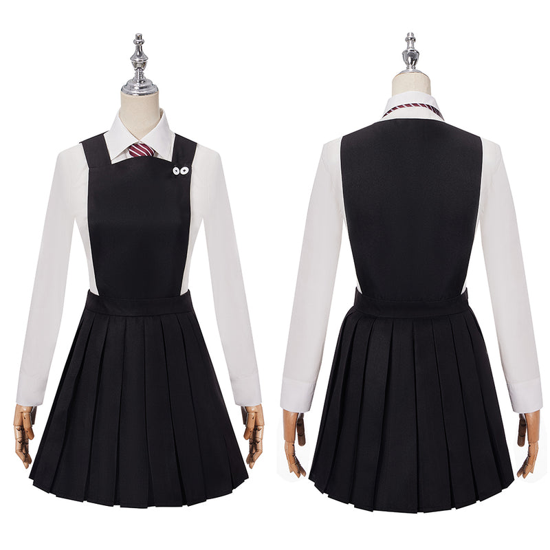 Movie Matilda the Musical Grey School Uniform Cosplay Costume Girl Suspender Skirt