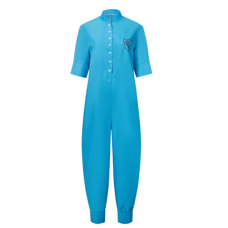 Matilda the Musical White & Blue Jumpsuit Training Apparel Cosplay Costume School Girls Boys Uniform Roald Dahl Women Men Suit