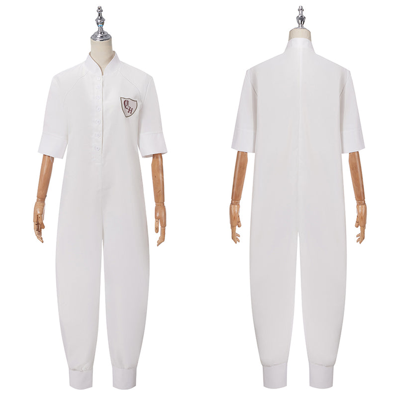 Matilda the Musical White & Blue Jumpsuit Training Apparel Cosplay Costume School Girls Boys Uniform Roald Dahl Women Men Suit