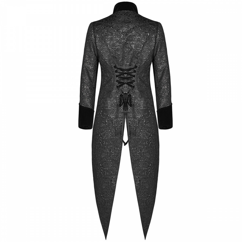 Men Paisley Tuxedo Jacket Slim Fit Tux Swallowtail Prom Party Tailcoat