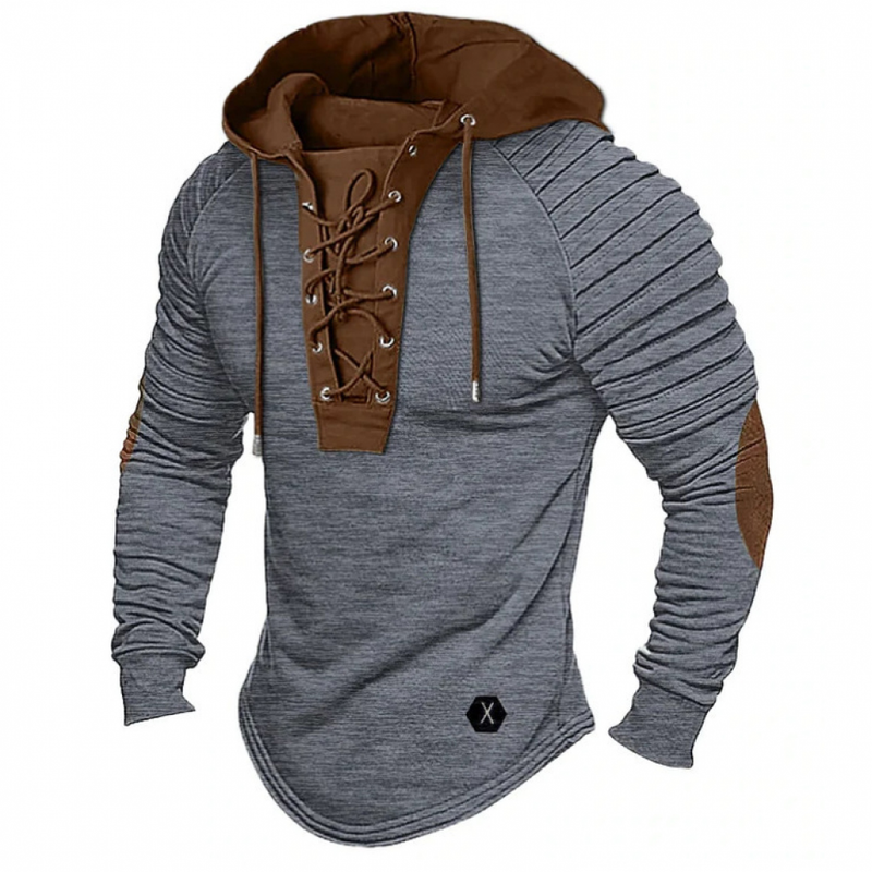 Men Tactical Fall Winter Sweatshirt Pullover Casual Slim Fit Athletic Hoodie