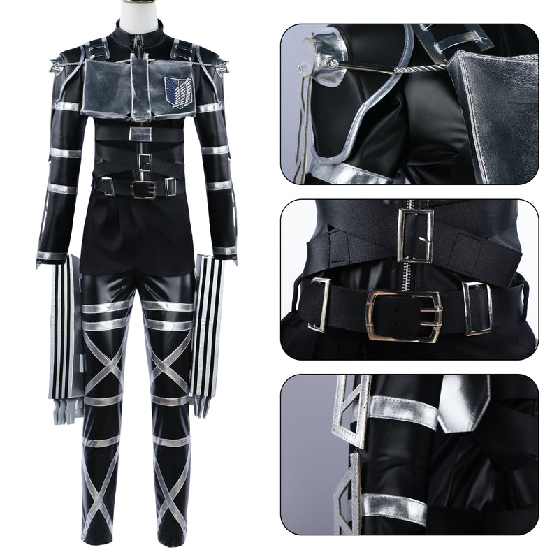 Mikasa Ackerman Eren Jaeger Cosplay Costume Prop