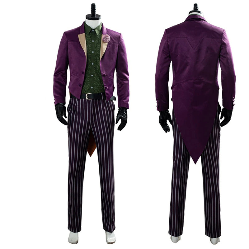 Mortal Kombat 11 The Joker Cosplay Costume Uniform Halloween Suit