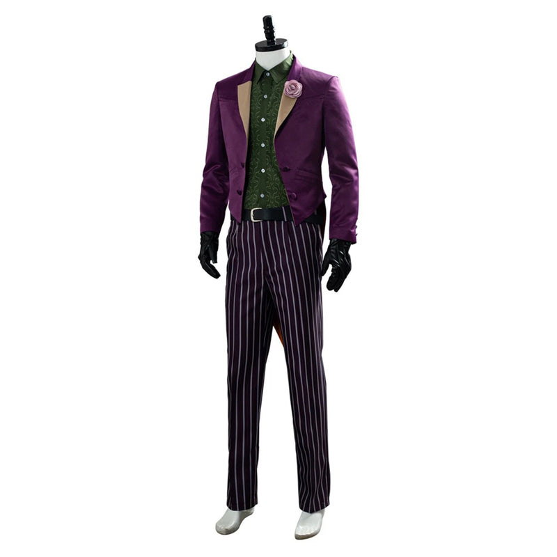 Mortal Kombat 11 The Joker Cosplay Costume Uniform Halloween Suit