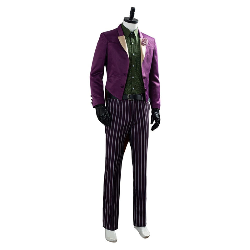 Mortal Kombat 11 The Joker Cosplay Costume Uniform Halloween Suit