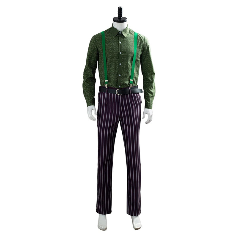 Mortal Kombat 11 The Joker Cosplay Costume Uniform Halloween Suit