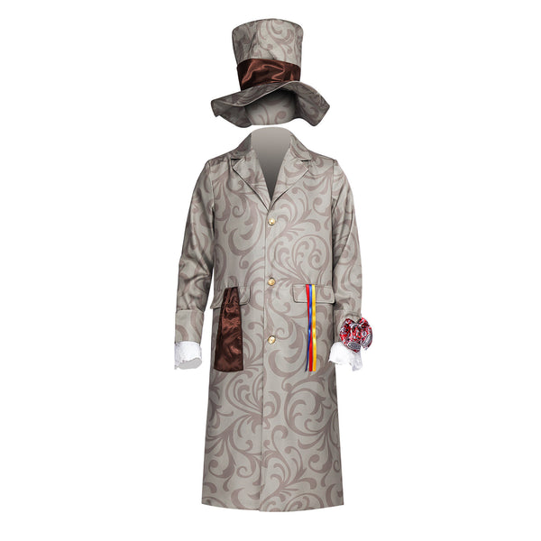 The Chocolate Factory Charlie Willy Wonka Cosplay Costume