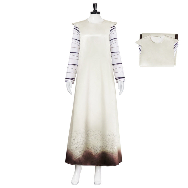 Movie Frankenstein Elizabeth Cosplay Costume Long Sleeve Dress