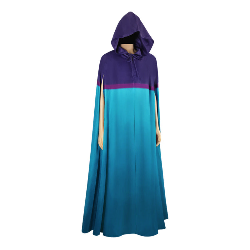 Movie Thor: Love and Thunder Thor Cosplay Costume Hoodie Blue Cloak