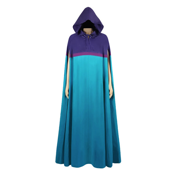 Movie Thor: Love and Thunder Thor Cosplay Costume Hoodie Blue Cloak