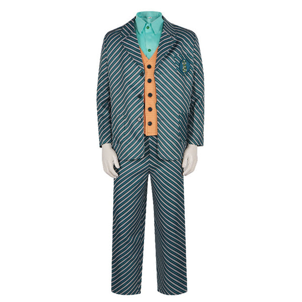 Movie Wicked Boq Cosplay Costume Men Uniform Stripe Set