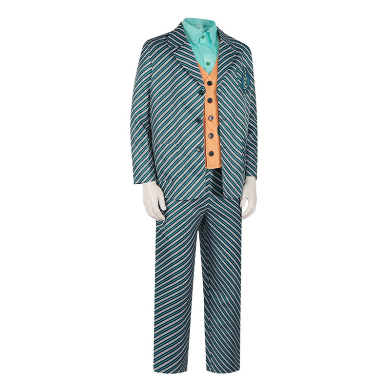 Movie Wicked Boq Cosplay Costume Men Uniform Stripe Set