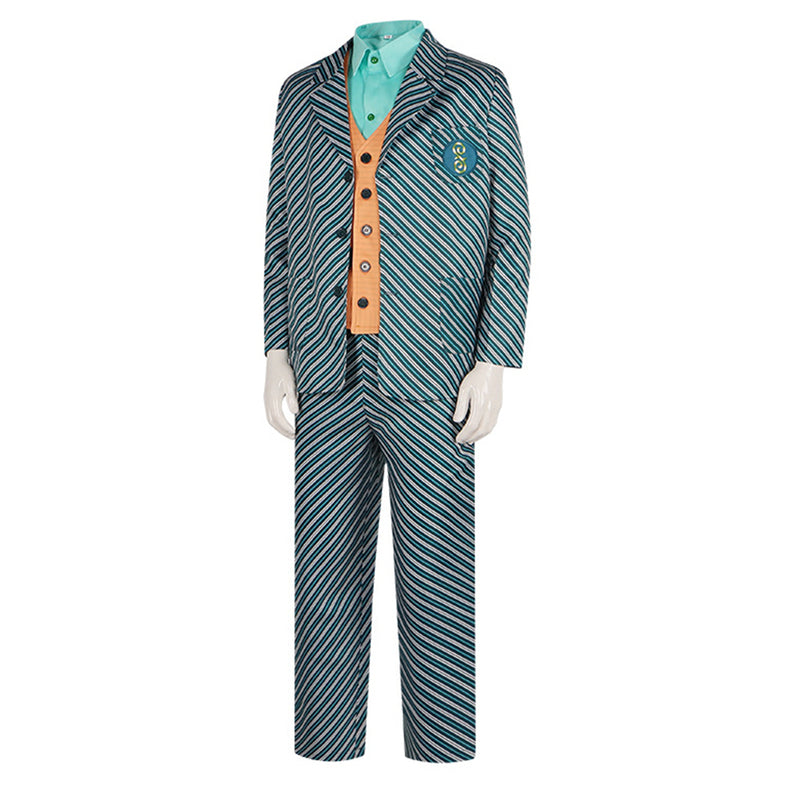 Movie Wicked Boq Cosplay Costume Men Uniform Stripe Set