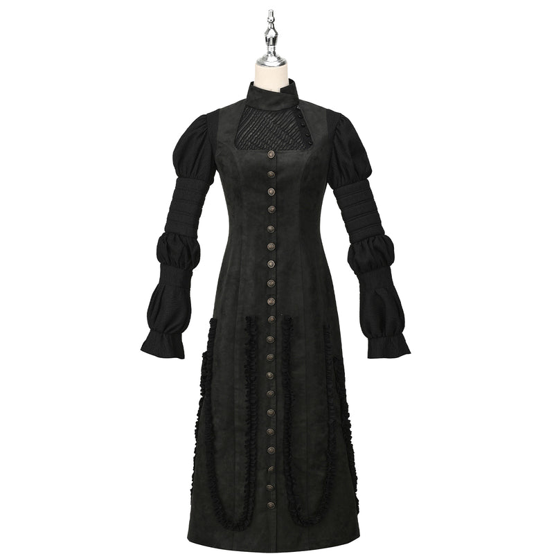 Movie Wicked Elphaba Cosplay Costume Medieval Witch Dress