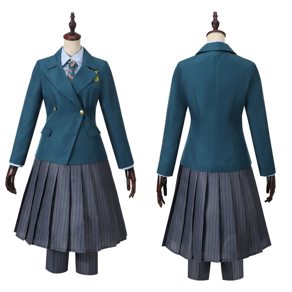 Movie Wicked Glynda Elphaba School Uniform Cosplay Costume