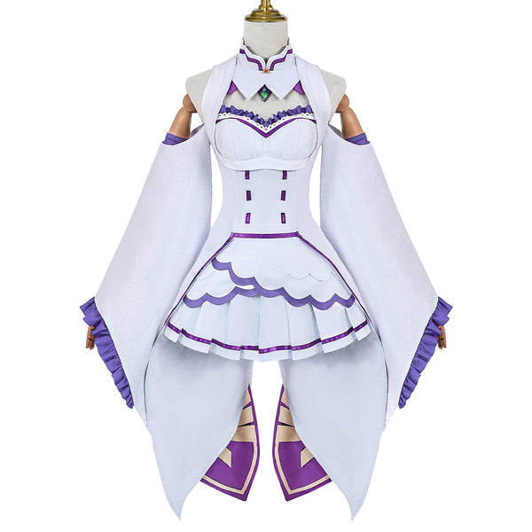 Re:Life In A Different World From Zero Emilia Cosplay Costume Wig