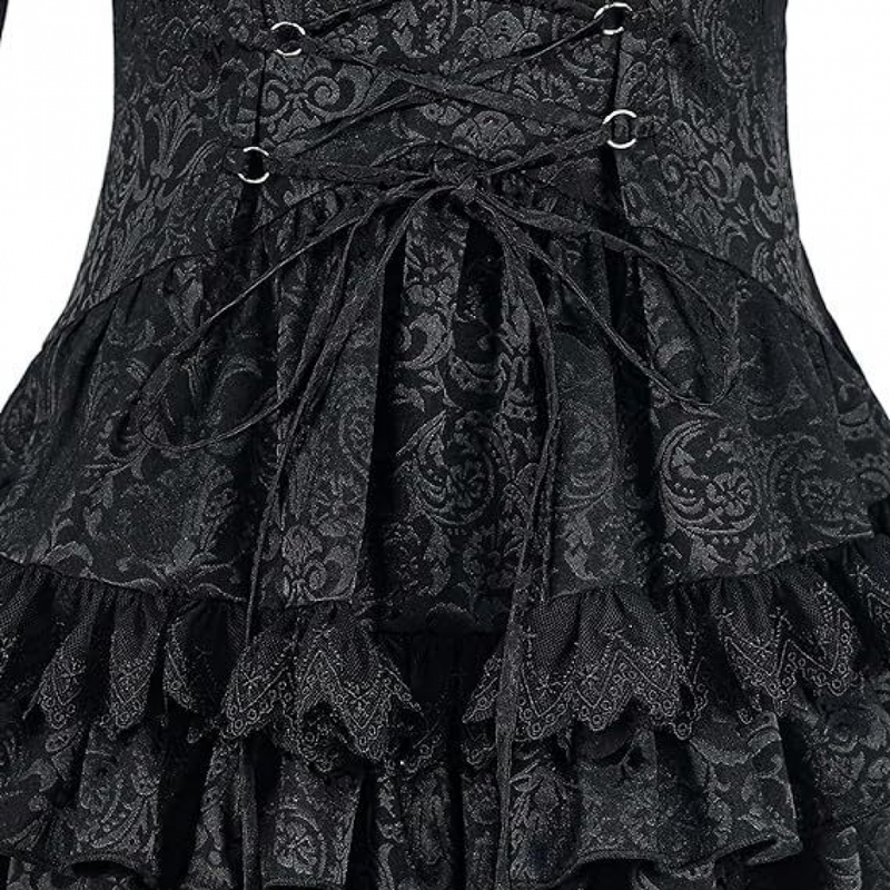 Renaissance Victorian Medieval Lolita Lotus Ruffle Elegant Dressy Women Top