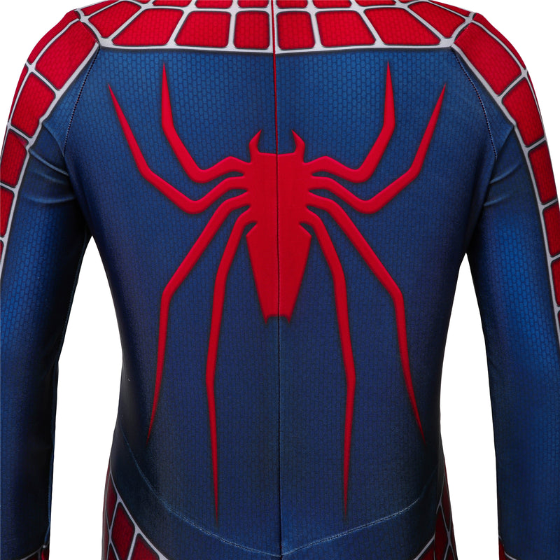 Spider-Man 2 Tobey Maguire Kid Cosplay Costume Jumpsuit Headgear