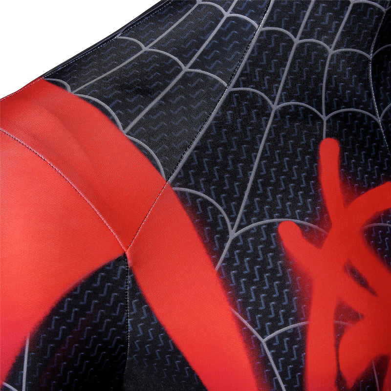 Spider Man Into the Spider-Verse Miles Morales Cosplay Costume