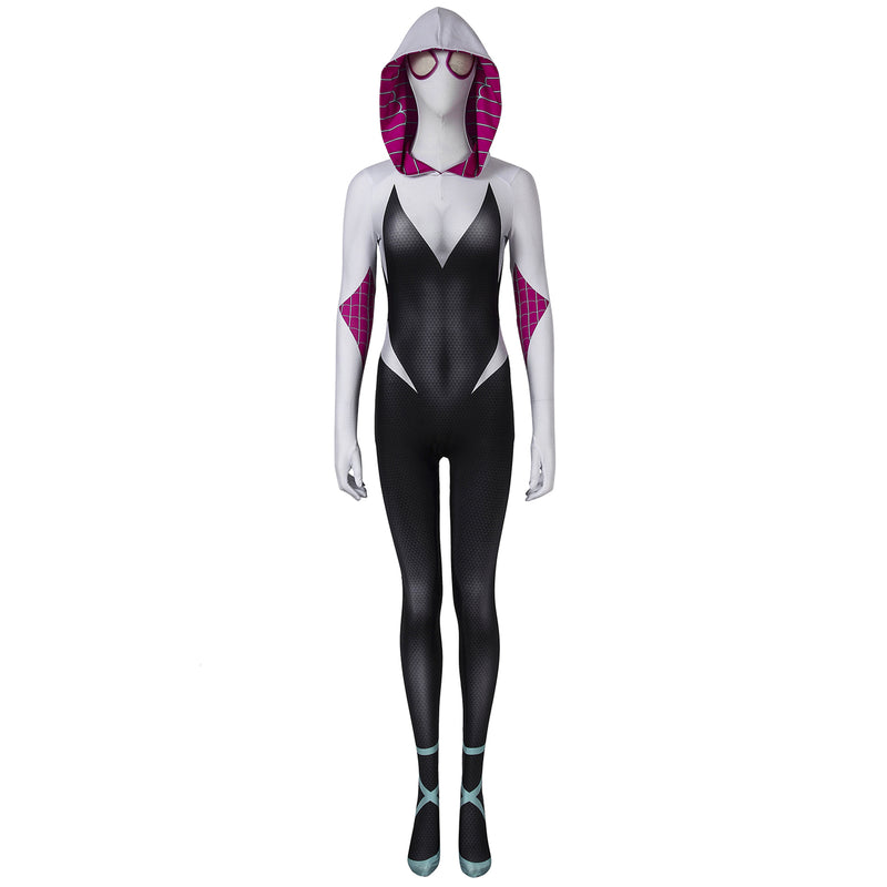 Spider Man Spider-Gwen Gwen Stacy Cosplay Women Jumspsuit