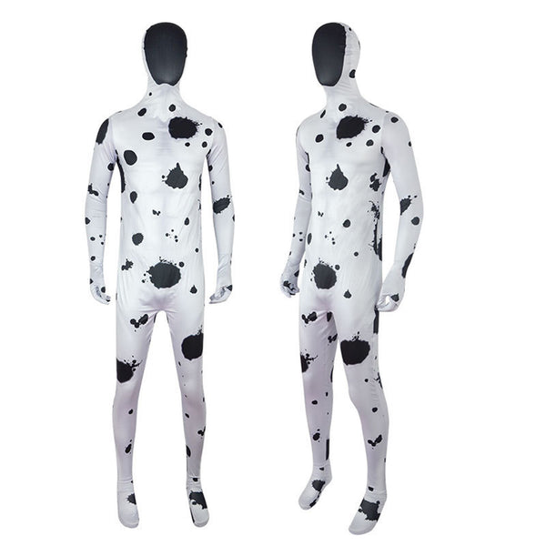 Spider Man：Into the Spider-Verse Villain Spot White Cosplay Jumpsuit