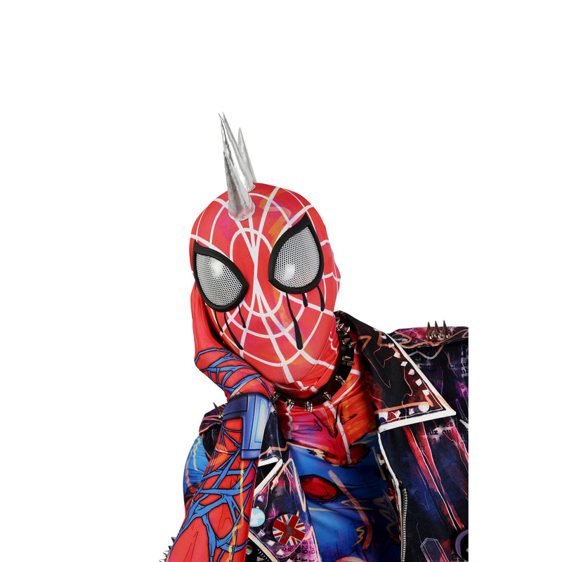 Spider Man Hobart Hobie Brown Cosplay Costume Punk Jacket Set