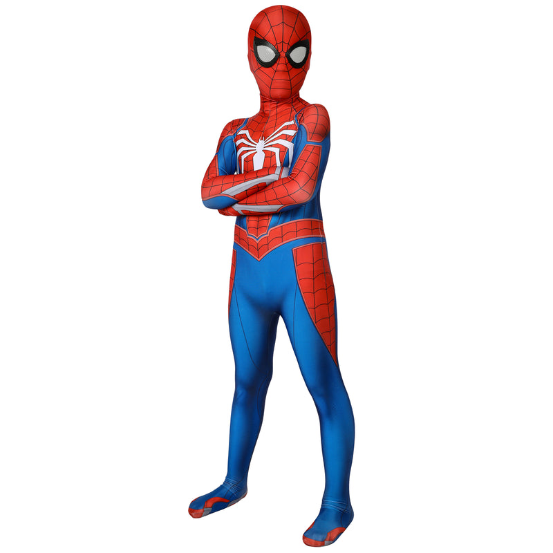 Spider Man PS4 Child Boy Cosplay Costume Kids Jumpsuit