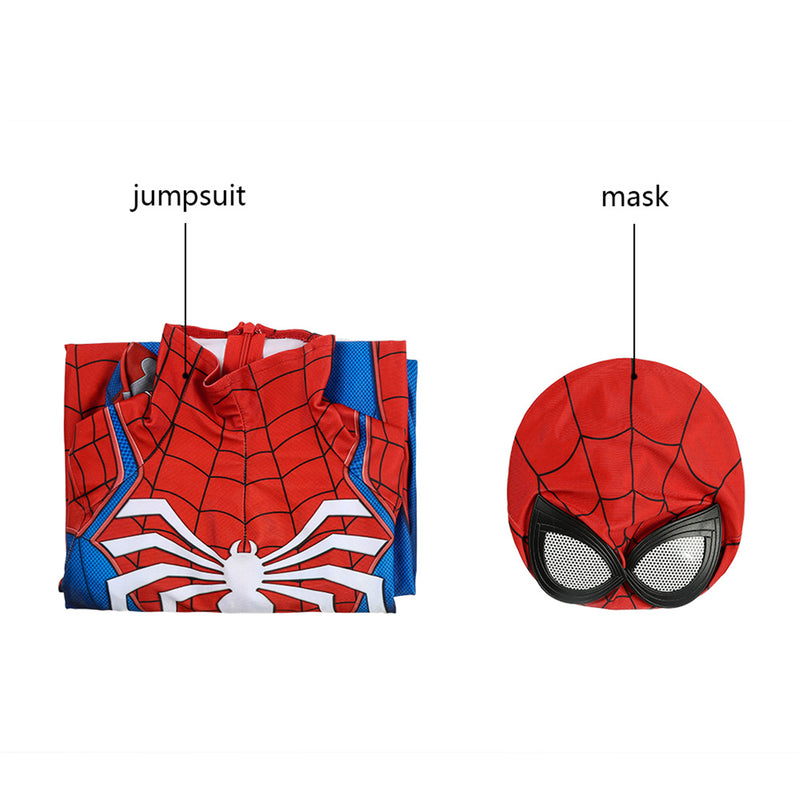 Spider Man PS4 Child Boy Cosplay Costume Kids Jumpsuit