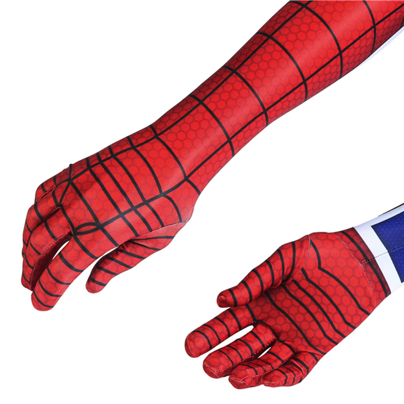 Spider Man PS4 Spider-Punk Jumpsuit Men Cosplay Costume