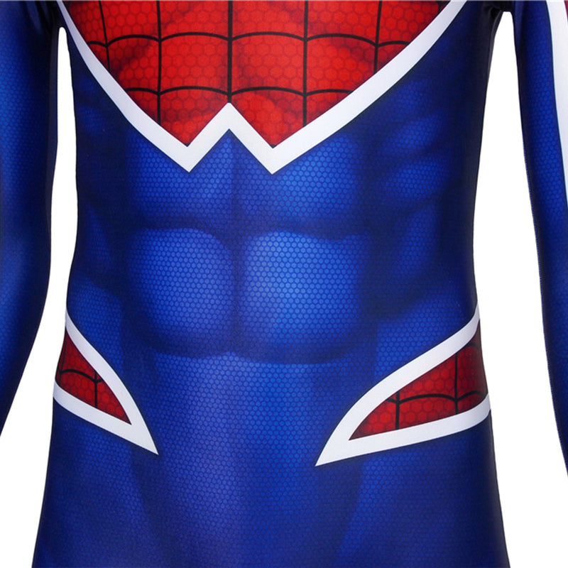 Spider Man PS4 Spider-Punk Jumpsuit Men Cosplay Costume