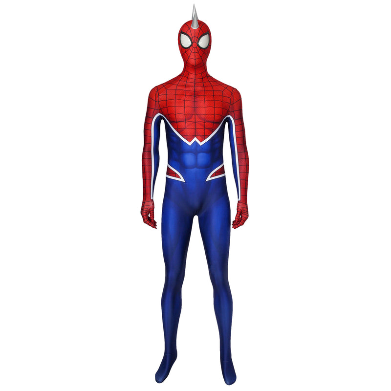 Spider Man PS4 Spider-Punk Jumpsuit Men Cosplay Costume