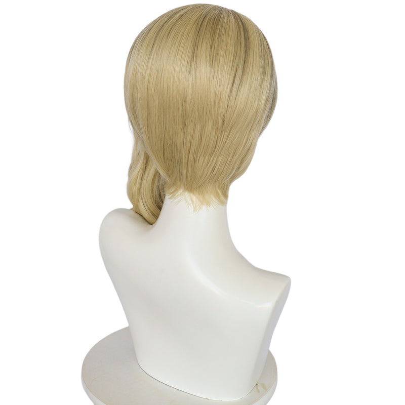 Spider Man Spider-Gwen Women Flaxen Curly Cosplay Wig