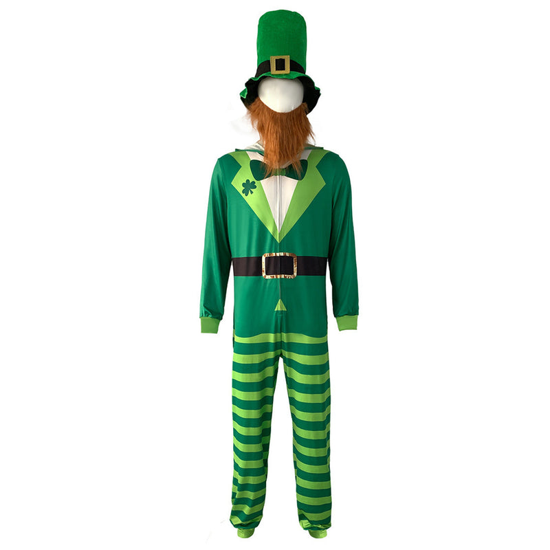 St. Patrick's Day Four Leaf Clover Suit Kid Cosplay Costume