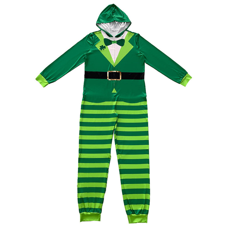 St. Patrick's Day Four Leaf Clover Suit Kid Cosplay Costume