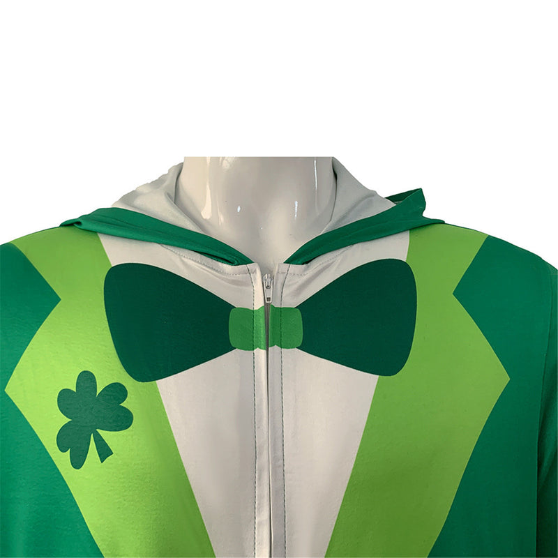 St. Patrick's Day Four Leaf Clover Suit Kid Cosplay Costume