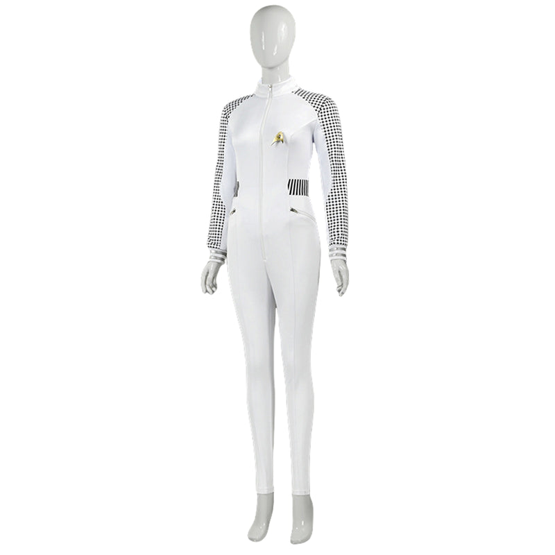 Star Trek Strange New Worlds Kristen Cosplay Costume Women white Jumpsuit Uniform