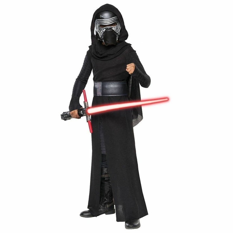 Star Wars Jedi Knight Kylo Ren Kid Cosplay Costume Black Ninja Clothing