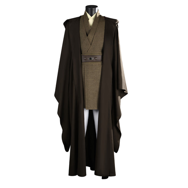 Star Wars：Episode II Attack of the Clones Mace Windu Cosplay Costume Men Retro Robe Cloak Uniform Set