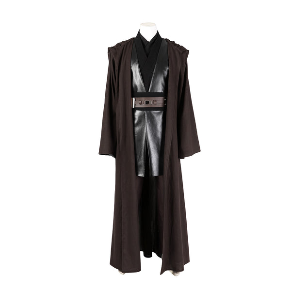 Star Wars：Episode III Revenge of the Sith Anakin Skywalker Cosplay Costume Brown Robe Cloak Uniform Set